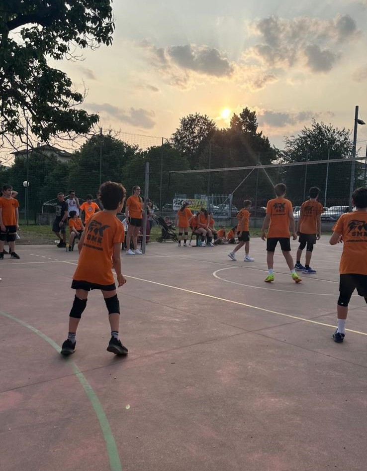 Festa fine anno — partita al tramonto