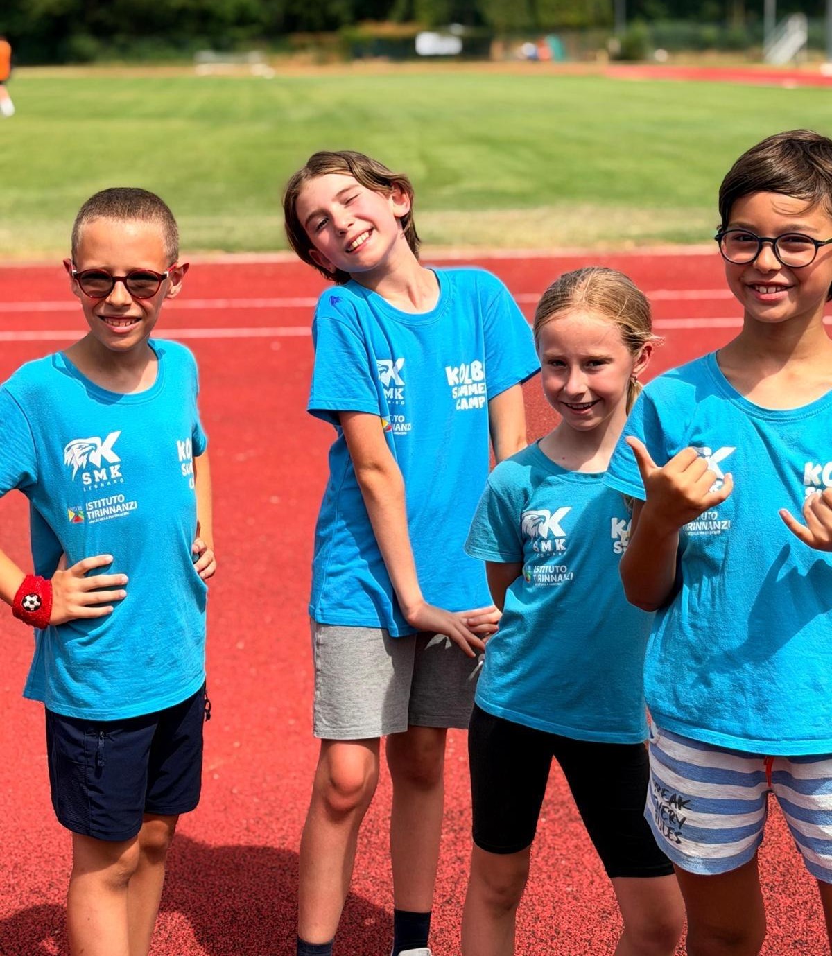 Kolbe Summer Camp — bambini in pista di atletica